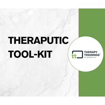 Therapeutic Toolkit - Workbook & Worksheets