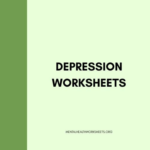 Therapeutic Depression Workbook & Worksheets